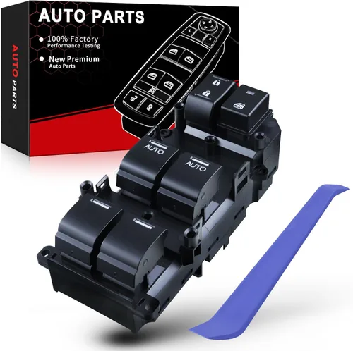 Vista 11 de Interruptor de ventana principal para Lincoln Town Car 2003 2004 2005 2006 2007 2008 Interruptor de control lateral del conductor OE# 5W1Z14529BA