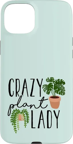 Vista 9 de Crazy Plant Lady - Cute Plant Lovers Gardening Theme Case for iPhone 17