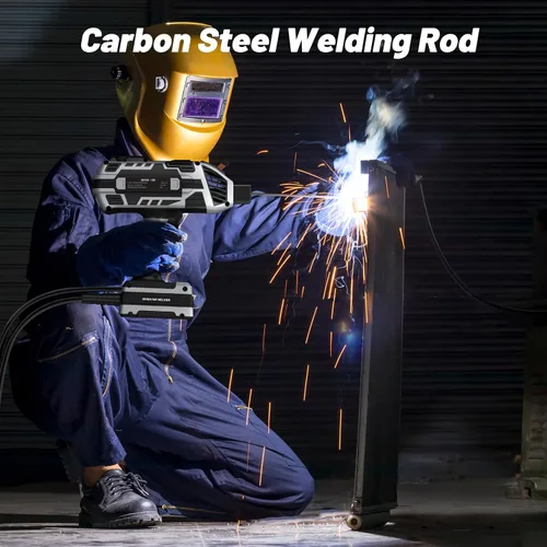 Vista 2 de Varillas de soldadura E6013 1/8 '': 2.5LB 14'' Electrodos de soldadura de acero de bajo carbono para fabricación de metales ligeros y reparaciones
