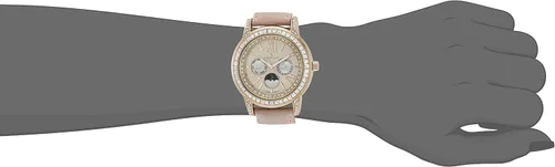 Vista 2 de Peugeot de la mujer ante multifunción de la correa vestido de reloj de vidrio