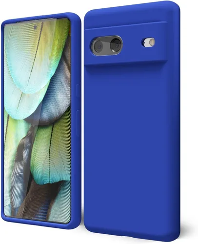 Vista 202 de oakxco para Google Pixel 6A Funda de teléfono de silicona líquida, diseño estético lindo y delgado para mujer y niña, cubierta de gel suave, lisa