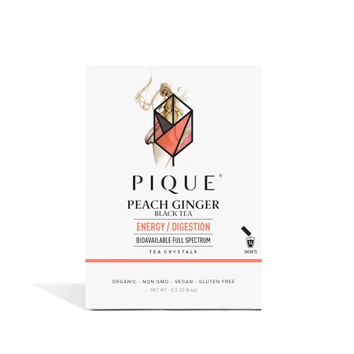 Vista 8 de Pique Cristales de té negro de bergamota – Apoya la digestión saludable y el metabolismo, té de ayuno con alto contenido de cafeína para energía