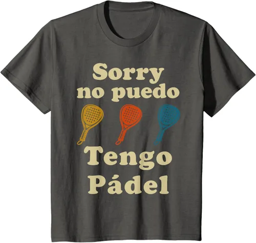 Vista 47 de Funny I Have Padel Player Sport en Español Camiseta Hombre