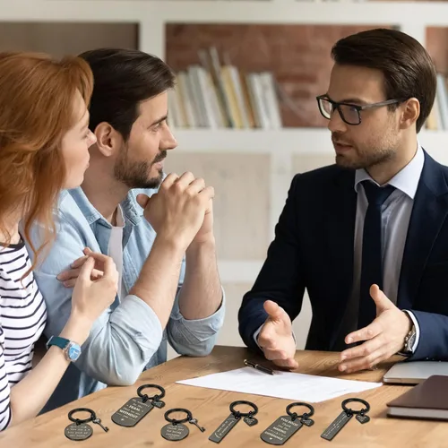 Vista 6 de Llavero motivacional de agradecimiento para empleados, 48 piezas, para mujeres, hombres, regalos de agradecimiento para empleados