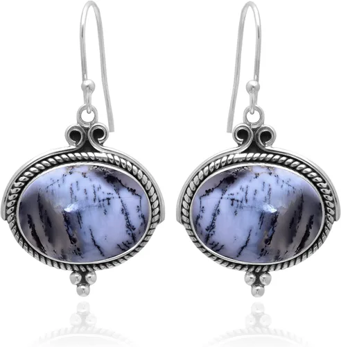 Vista 42 de Veracity Jewelry - Aretes de plata de ley con piedras preciosas para mujeres y niñas, regalo para su cumpleaños, aniversario, esposa, mamá, novia