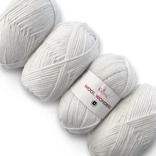 Vista 31 de Wool Wonders - Ovillo de lana para tejer, paquete de 4 (640 yardas/14.11 oz), patrones libres, hilo de lana para tejer, Aran/pesado #4