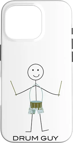 Vista 20 de Funny Men's Snare Drum Guy Boy Drummer Case for iPhone 16
