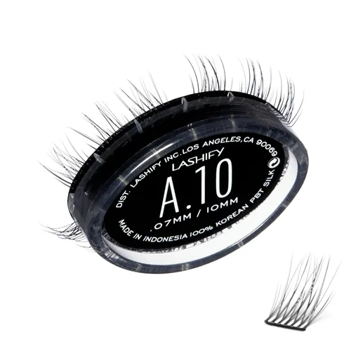 Vista 21 de Lashify Amplify - Extensiones de pestañas Gossamer de 0.47 pulgadas, color ceniza, pestañas postizas para un aspecto natural