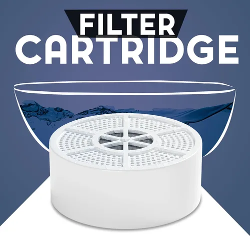 Vista 8 de Cartucho de filtro de agua para bañera, repuesto de filtro de bañera, filtro para bañera y grifo de baño