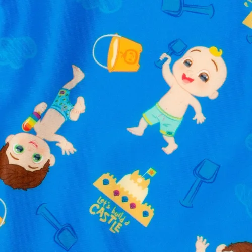 Vista 6 de CoComelon JJ Tomtom - Traje de sol de natación con cremallera para niños pequeños