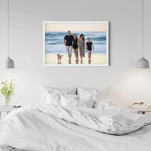 Vista 7 de Dargr Arte de pared personalizado desde tu teléfono, impresiones en lienzo personalizadas para familia, vacaciones, festivales, póster enmarcado