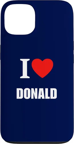 Vista 7 de Cute I Love Heart Donald Parents Wife Husband Girl Boy Case for iPhone 16