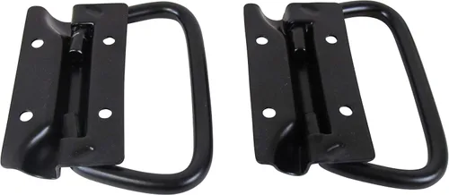 Vista 3 de Reliable Hardware Company RH-0540BK-2-A Juego de 2 manijas para cofre, color negro.