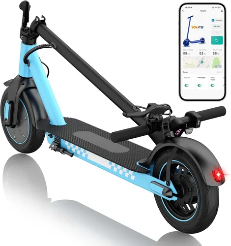 Vista 12 de ApexSurge Electric Scooter for Adults, 10" Tires, 350W Powerful Motor and Max 22/31 Miles Long Range, Top Speed 19Mph, Dual Brake Stystem E Rosa
