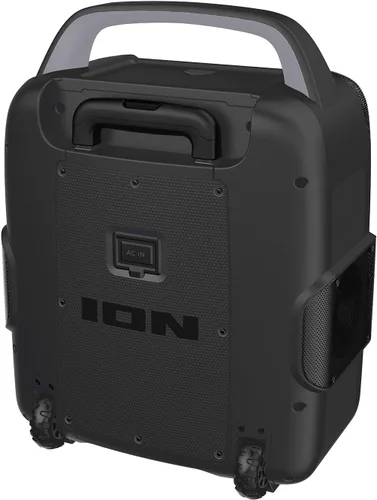 Vista 7 de ION Sport 320 - Altavoz de fiesta Bluetooth para exteriores de 200 vatios con batería recargable, radio FM, luces, carga USB, aplicación, sonido