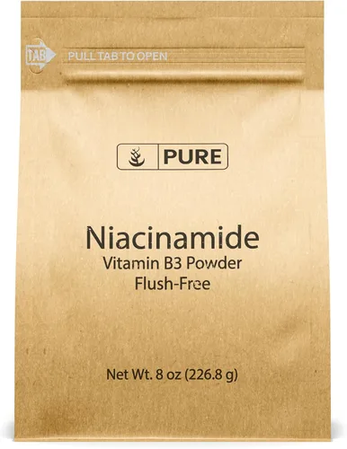 Vista 6 de Ingredientes Originales Puros Niacinamida (454g) Vitamina B3, Sin Enrojecimiento, Sin Gluten