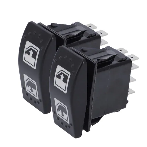 Vista 8 de Interruptor de elevalunas eléctrico del conductor de la mano izquierda para Can-Am 2016-2020 Defender & Defender Max 18-19 HD8 HD10 8 Pin Izquierdo