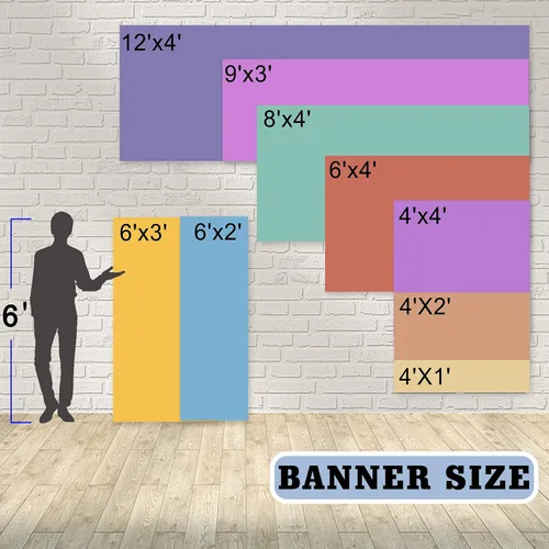 Vista 2 de Pancartas y letreros personalizados personalizados con foto o texto, pancarta personalizada para exteriores, fiestas, negocios, cumpleaños
