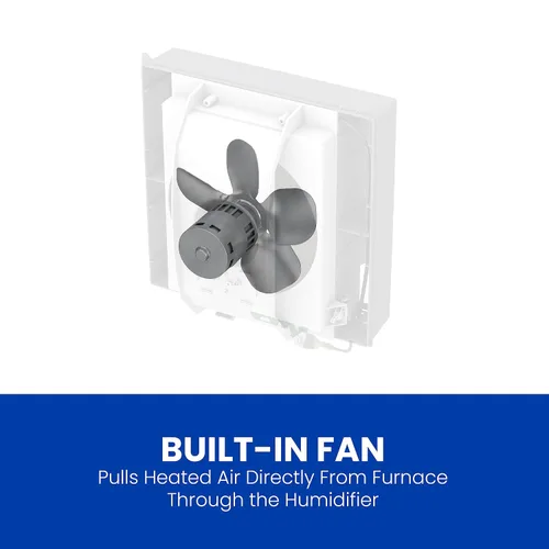 Vista 2 de AprilAire 700 Humidificador para toda la casa, humidificador automático para conectar al sistema de ventilación, humidificador de gran capacidad