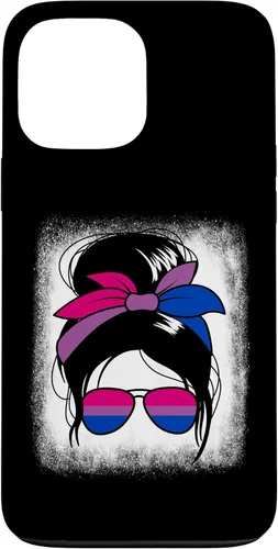 Vista 23 de iPhone 16 Bisexual Messy Bun Bi Sexual Women's Bisexual Case