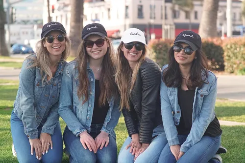 Vista 3 de Funky Junque Gorra de béisbol para mujer
