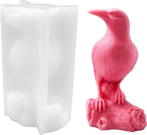 Vista 13 de Molde de vela de Halloween para hacer velas, molde de silicona 3D para fundición de resina, bricolaje yeso, arcilla polimérica, decoración del hogar