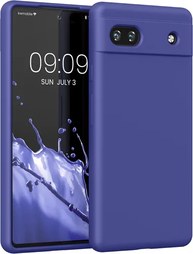 Vista 245 de kwmobile Funda Compatible con Google Pixel 6 Pro - Funda de Teléfono de Silicona TPU con Acabado Suave - Azul Caribe