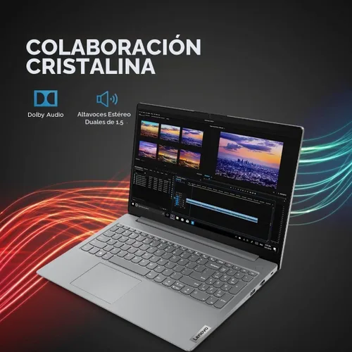 Vista 9 de Lenovo Laptop Computer V15, AMD Ryzen 5 7520U, 8 GB de RAM, SSD de 512 GB