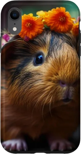 Vista 8 de Funda gráfica para iPhone 14 con diseño de conejillo de indias para mujeres y niñas