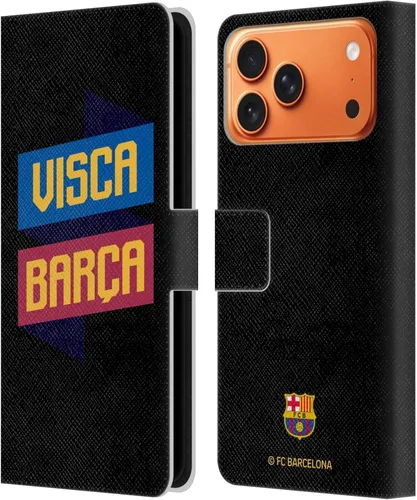 Vista 25 de Head Case Designs Funda de piel con licencia oficial del FC Barcelona con logotipo y patrón de Forca Barca, compatible con Apple iPhone 11
