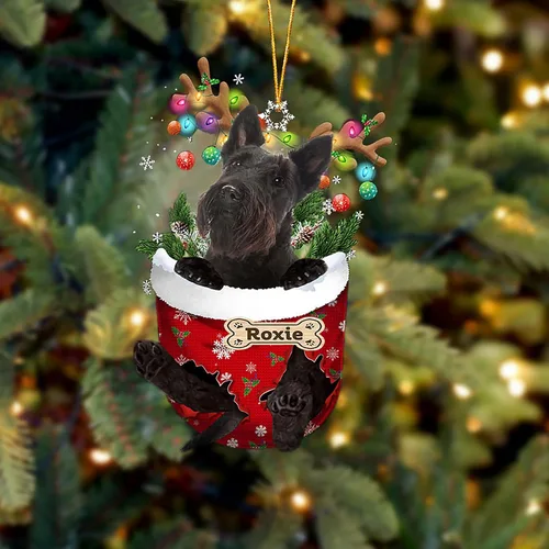 Vista 231 de LOVELYPOD Adorno Personalizado de Perro Affenpinscher, Adornos de Navidad Affenpinscher Regalo para Amante de Perros, Adorno de Navidad Colgante