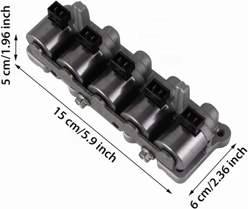 Vista 2 de YYCKE 46313-23000 asamblea de la válvula electromagnética compatible con Hyundai K i un KM A4CF1 A4CF2