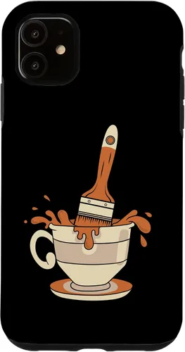 Vista 8 de Painter Coffee - Varnisher Paint Painting Case for iPhone 16