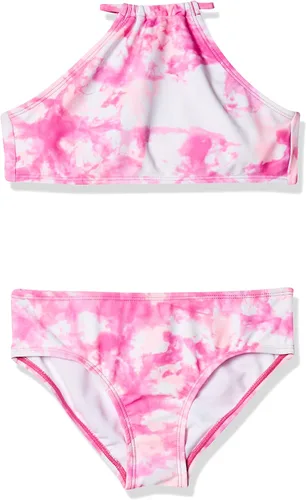 Vista 26 de Kanu Surf Mahina bikini halter de 2 piezas para niñas, traje de baño para playa mahina azul