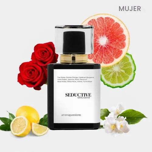 Vista 2 de aromapassions SEDUCTIVE Perfume de feromonas para mujer Extrait De Parfum Clon Dupe de larga duración Aceite esencial de fragancia Notas