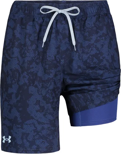 Vista 4 de Under Armour Men's Compression Lined Volley, Swim Trunks, Shorts with Drawstring Closure & Elastic Waistband