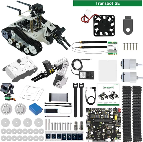 Vista 9 de Yahboom Proyecto programable DIY ROS Starter Tank Chassis Robot con cámara AI para Jetson Nano B01 Reconocimiento Seguimiento OpenCV MediaPipe