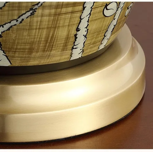 Vista 5 de Lamp for Desk Retro Table Lamp Large Living Room Sofa Table Lamp Study Table Lamp Villa Hotel Table Lamp Desk Lamps for Home Office(Push Button