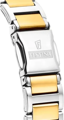 Vista 2 de Festina - Reloj de cuarzo para mujer con correa de acero inoxidable color plateado 18 modelo F16937B