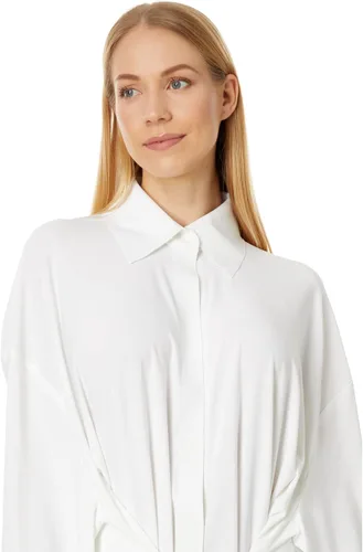 Vista 3 de Norma Kamali Women's Oversized Ty Front Nk Shirt