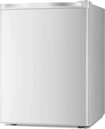 Vista 10 de Kismile Mini congelador, congelador vertical de 1.1 pies cúbicos con puerta individual reversible, estantes extraíbles, congelador pequeño con Negro