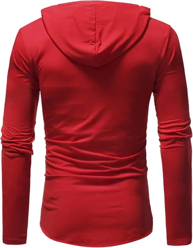 Vista 2 de EELHOE Men's Hoodie Sweaters Long Sleeve Casual Novelty Jersey with Hood Regular Fit Print Graphic Stylish Pullover