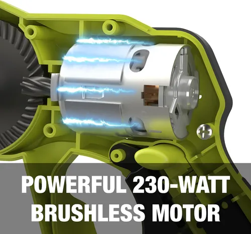 Vista 4 de Sun Joe Mini motosierra inalámbrica iON+ de 24V-HCS-LTE-P1 de 24 voltios, Verde y barra premium SWJ-OIL, aceite de cadena y piñón, lubricación