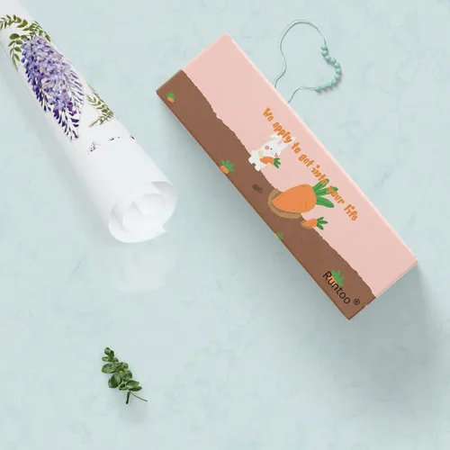 Vista 5 de Runtoo Pegatinas colgantes de flores moradas para pared, calcomanías de glicina floral para sala de estar, dormitorio, decoración de pared de bebé