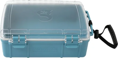 Vista 19 de geckobrands Caja seca impermeable, mediana, negra