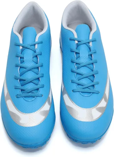 Vista 5 de HaloTeam Zapatos de fútbol para hombre, zapatos de fútbol profesionales, transpirables, atléticos, para exteriores e interiores, TFAG 3US-11US