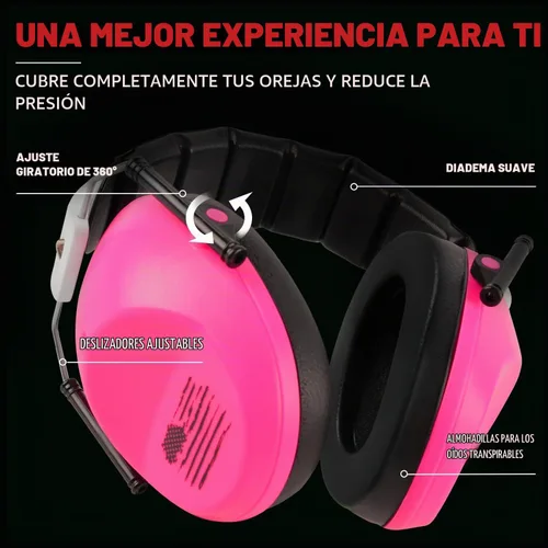 Vista 6 de HEARMOR Orejeras de protección auditiva para disparo con NRR 23 dB de reducción de ruido, orejeras de perfil bajo, auriculares para rango de tiro