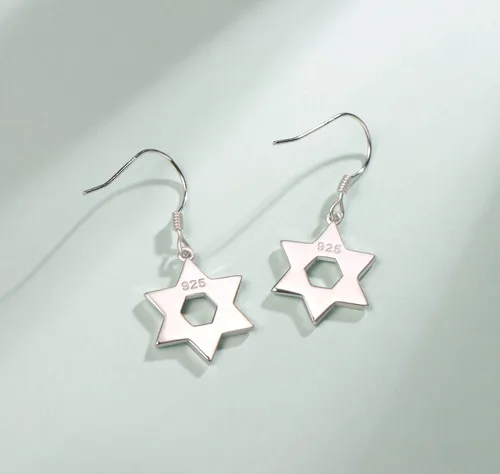 Vista 6 de FANCIME Collar de plata de ley con ópalo de fuego aretes colgantes pulsera de Danity piedra natal de octubre joyería fina para mujer