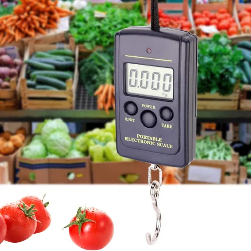 Vista 4 de Báscula con cerradura de precisión de 0.35 oz a 88.2 lbs, báscula de pesaje digital, con gancho para pesar herramienta de pesaje de medición