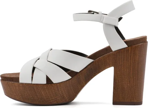 Vista 4 de WHITE MOUNTAIN Zuecos de plataforma Achiever para mujer